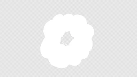 Hand drawn animated doodle of explosion. Video clip with alpha channel. Stock Footage 311481776