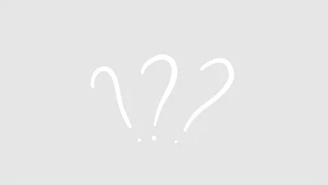 Hand drawn animated doodle of question mark. Video clip with alpha channel. Stock Footage 276776807