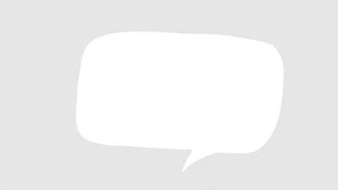Hand drawn animated doodle of a speech bubble. Video clip with alpha channel. Stock Footage 276385547
