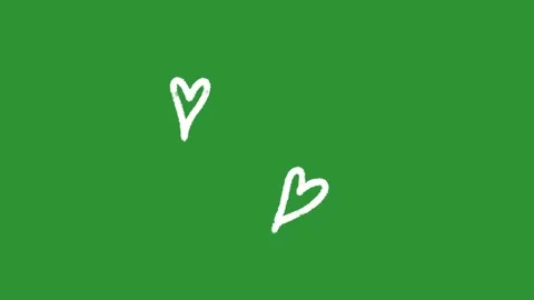 Hand-Drawn Animated Heart Shape Video | 2D Love Romance Sketch Animation  Video stock 330536778
