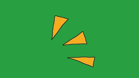 Hand-Drawn Animated Orange Accent Burst video | Colorful Pop Motion Effect Видео 332719107