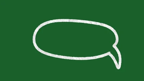 Hand Drawn Animated Oval Circle Highlighter Doodle on Green Screen Vídeos de archivo 334579483