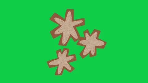 Hand Drawn Animated Paper Texture Burst Stars Green Screen Stock Footage 343077763