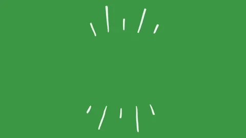 Hand-Drawn Animated Simple Shine Effect Transition Element on Green Screen | Doo Видео 318317528