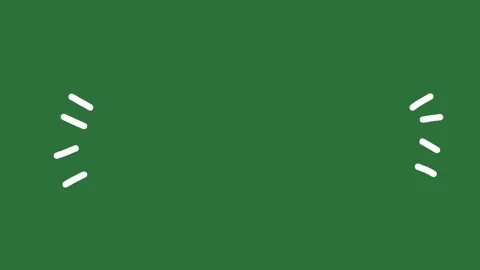 Hand-Drawn Animated Simple Shine Effect Transition Element on Green Screen Stock Footage 328989416