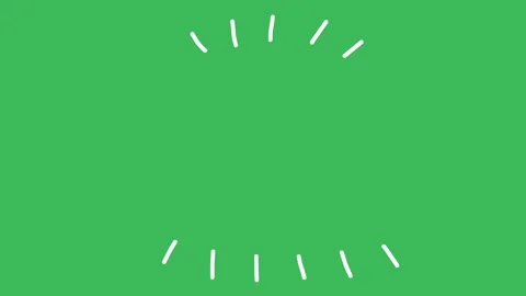 Hand-Drawn Animated Simple Shine Effect Transition Element on Green Screen  Video stock 333046216