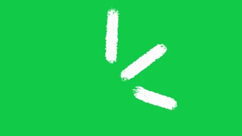 Hand-Drawn Animated Simple Shine Effect Element on Green Screen | Doodle Sparkle Видео 336578766