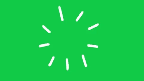 Hand-Drawn Animated Simple Shine Effect Element on Green Screen | Doodle Sparkle Stock Footage 336578832