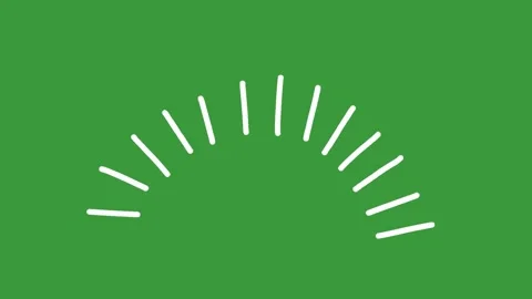 Hand-Drawn Animated Simple Shine Effect Element on Green Screen | Doodle Sparkle Vídeos de archivo 339335168