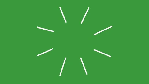 Hand-Drawn Animated Simple Shine Effect Element on Green Screen | Doodle Sparkle Vidéo 339335181