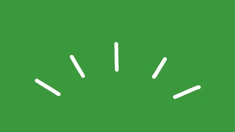 Hand-Drawn Animated Simple Shine Effect Element on Green Screen | Doodle Sparkle Vidéo 339335190
