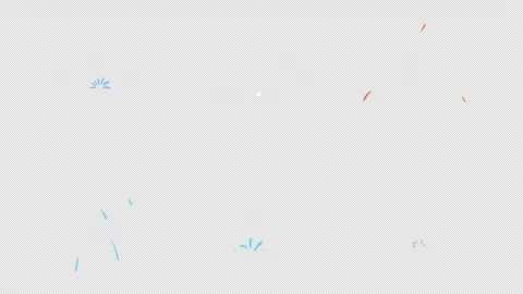 Hand Drawn Animated Water Drops Liquid Burst Accent Motion Graphic Overlay Pack Stock Footage 346470032