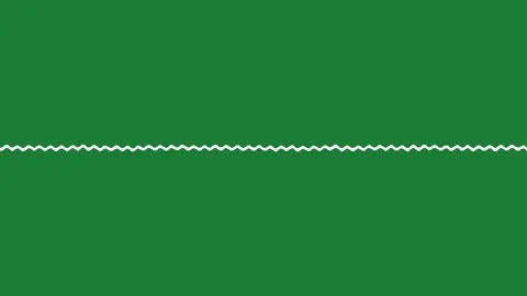 Hand-Drawn Animated Wavy White Line video | Zigzag Sketch Border Stockbeeldmateriaal 332718864