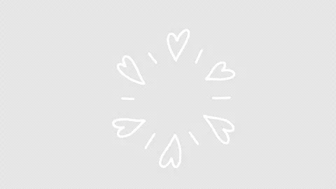 Hand drawn animation doodle heart Stock-Footage 333699488