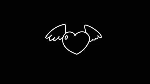 Hand-drawn animation of Heart. Stock Footage 154545314