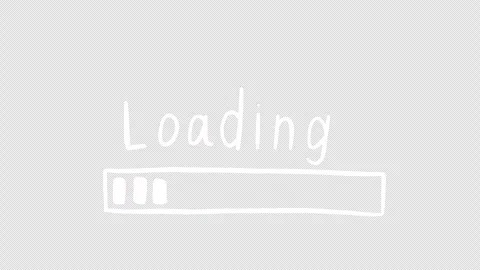Hand drawn animation of a loading bar. Video clip with alpha channel. Stock Footage 276385440