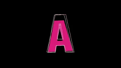 Hand Drawn Animation Text Motion Typography Stock Footage 263539735