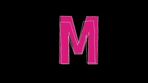 Hand Drawn Animation Text Motion Typography Stock Footage 263539790