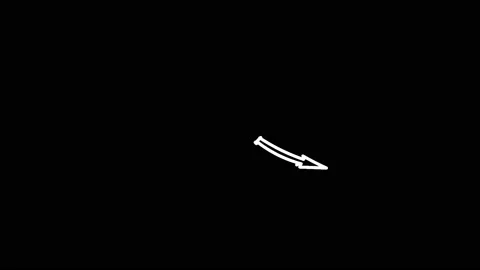 Hand Drawn Arrow Animation Stock Footage 154545324
