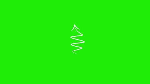 Hand Drawn Arrow Animation on Green Screen - Direction Pointer Overlay Stock Footage 312900310