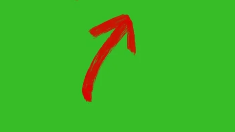 Hand Drawn Arrow Animation Green Screen – Direction FX 스톡 동영상 316959248