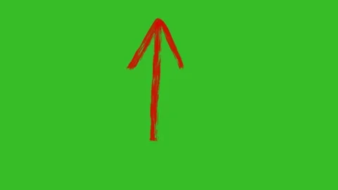 Hand Drawn Arrow Animation Green Screen – Direction FX 스톡 동영상 316959258