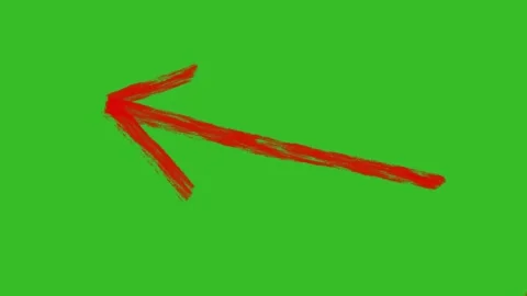 Hand Drawn Arrow Animation Green Screen – Direction FX 스톡 동영상 316959279
