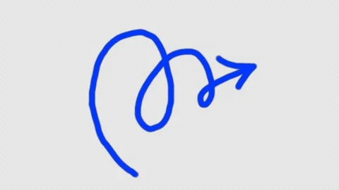 Hand drawn arrow. Stock Footage 272889320