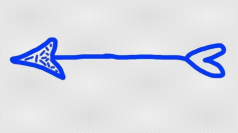 Hand drawn arrow. Stock Footage 272889391