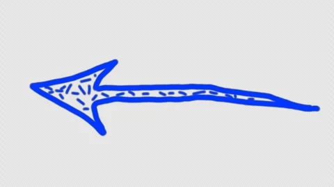 Hand drawn arrow. Stock Footage 272890049