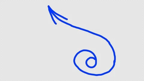 Hand drawn arrow. Stock Footage 272890361