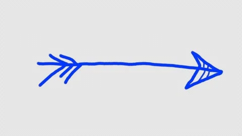 Hand drawn arrow. Stock Footage 272890910