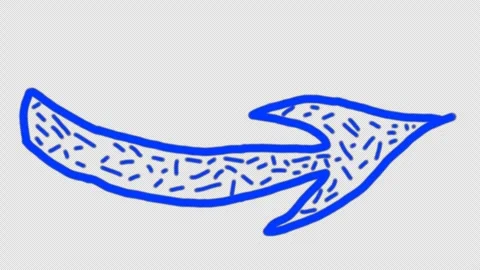 Hand drawn arrow. Stock Footage 272892633