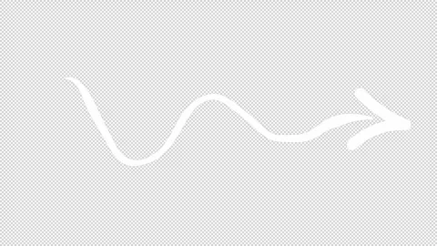 Hand drawn arrow Stock Footage 276698850