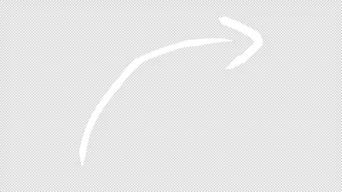 Hand drawn arrow Stock Footage 276698852