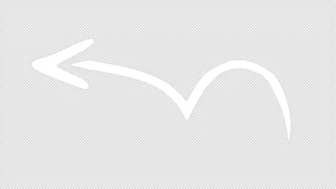 Hand drawn arrow Stock Footage 276698916