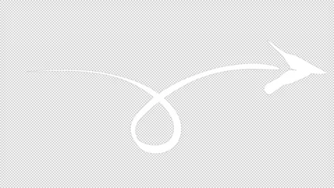 Hand drawn arrow Stock Footage 276698979