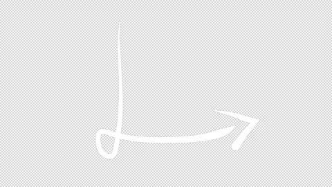 Hand drawn arrow Stock Footage 276699025