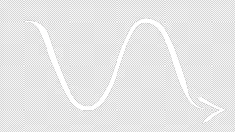 Hand drawn arrow Stock Footage 276699086