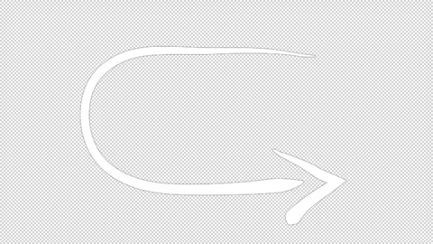 Hand drawn arrow Stock Footage 276699223