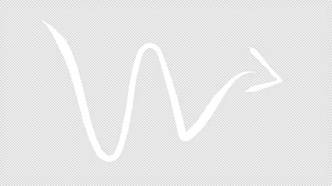 Hand drawn arrow Stock Footage 276699251