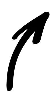 Hand drawn arrow vector icons. Doodle sketch black arrow design for business Stock Illustration
