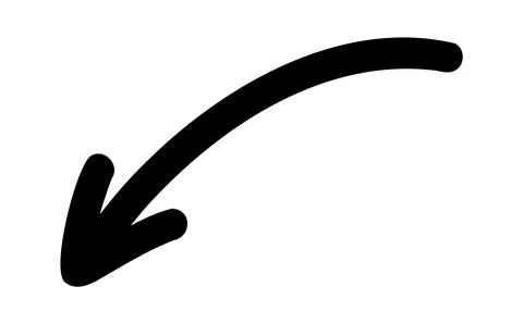 Hand drawn arrow vector icons. Doodle sketch black arrow design for business Stock Illustration