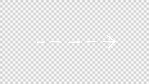 Hand-Drawn Arrows On Alpha Stock Footage 313951524