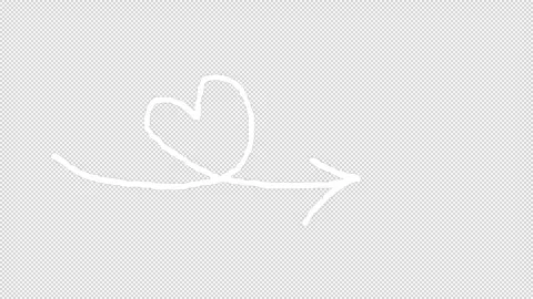 Hand-Drawn Arrows On Alpha Stock Footage 313951529