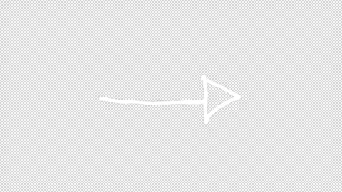 Hand-Drawn Arrows On Alpha Stock Footage 313951531