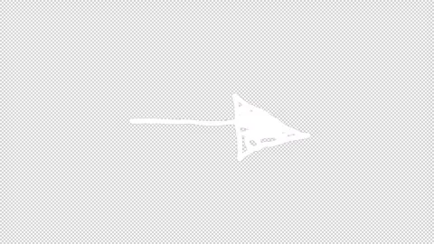 Hand-Drawn Arrows On Alpha Stock Footage 313951533
