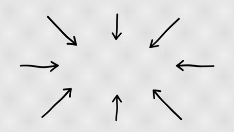 Hand drawn arrows animation. Stock Footage 221640627