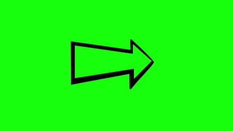 Hand drawn arrows doodle, simple arrow vector 4k animation Stock Footage 287342233