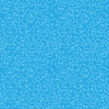 Hand drawn arrows seamless pattern. Creative abstract background. Vector Stock Illustration